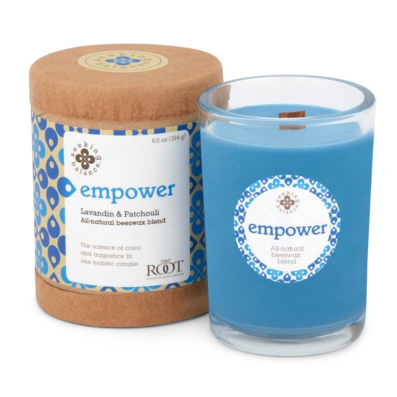Root Candles Seeking Balance Spa Collection || Empower - Lavandin & Patchouli-Nature's Treasures
