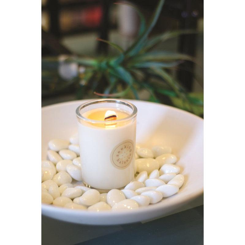 Root Candles Seeking Balance Spa Collection || Illuminate - Juniper Rosewood-Nature's Treasures