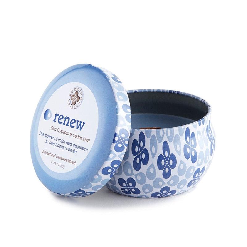 Root Candles Seeking Balance Spa Collection || Renew - Seaside Cypress and Cedar Leaf-Nature's Treasures