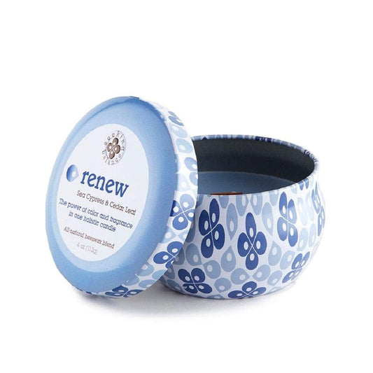 Root Candles Seeking Balance Spa Collection || Renew - Seaside Cypress and Cedar Leaf-Nature's Treasures