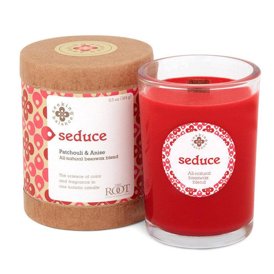 Root Candles Seeking Balance Spa Collection || Seduce - Patchouli & Anise-Nature's Treasures
