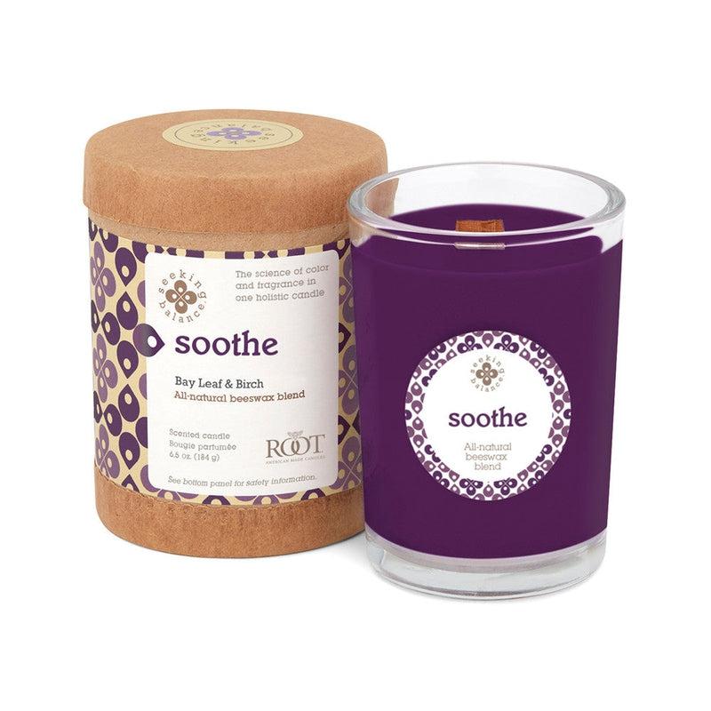 Root Candles Seeking Balance Spa Collection || Soothe - Bay Leaf and Birch-Nature's Treasures