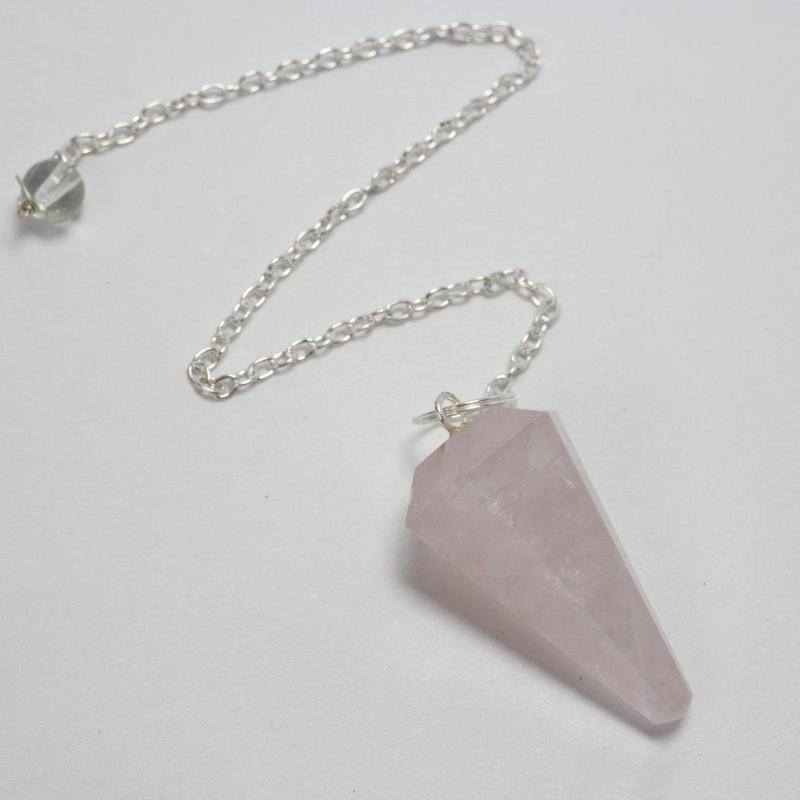 Rose Quartz Pendulum-Nature's Treasures