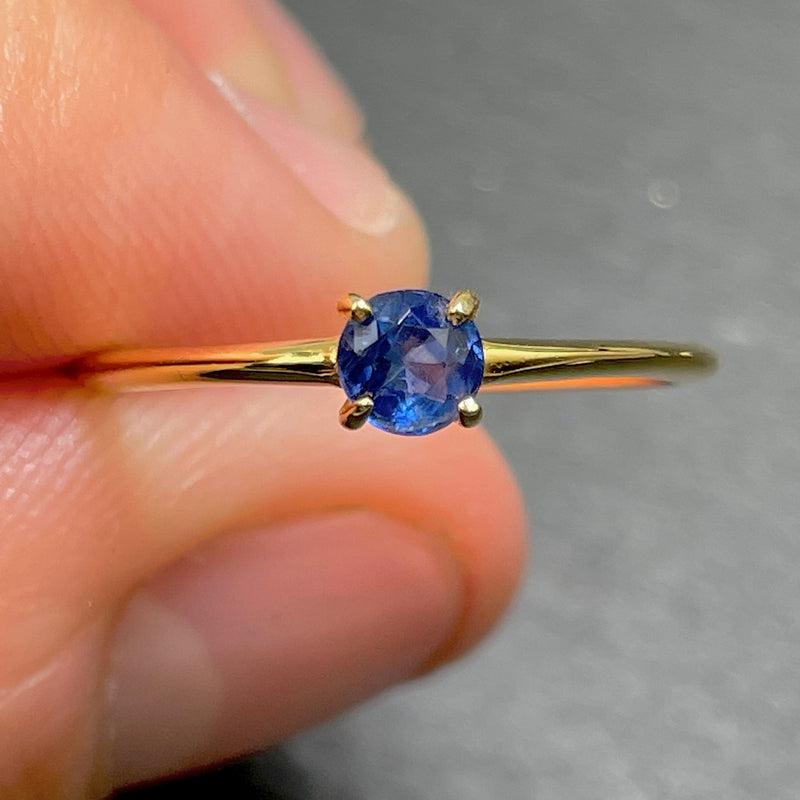 Royal Kings Blue Kyanite Ring || 14K Vermeil Yellow Gold || From Brazil-Nature's Treasures