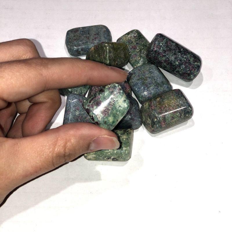 Ruby Fuchsite Tumble - Green Muscovite-Nature's Treasures