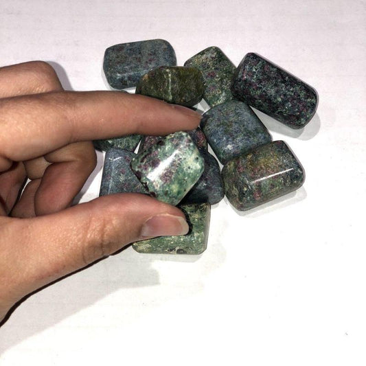 Ruby Fuchsite Tumble - Green Muscovite-Nature's Treasures