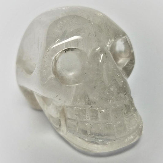 Polished Clear Quartz Skull Carvings || Brazil-Nature's Treasures