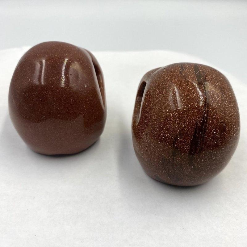 SHOW PRODUCT: Goldstone Skull Carving-Nature's Treasures