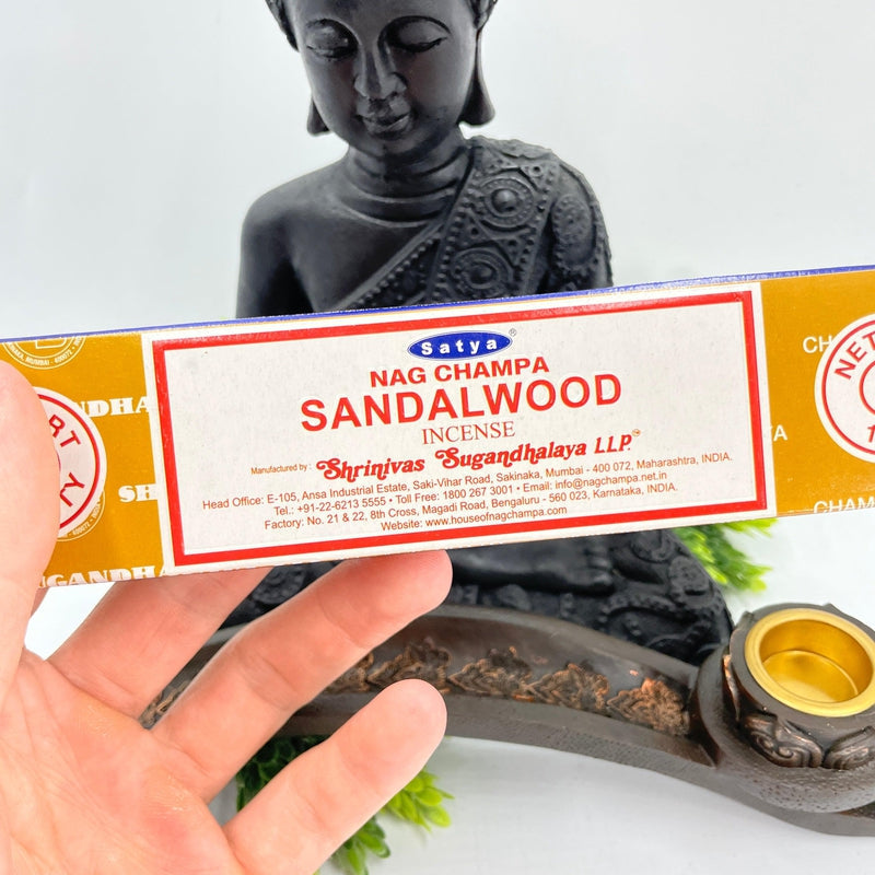Satya "Sandalwood" Masala Incense Sticks - 15 Gram-Nature's Treasures