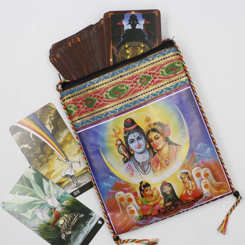 Shiva & Parvati Accessory Pouch Bag-Nature's Treasures