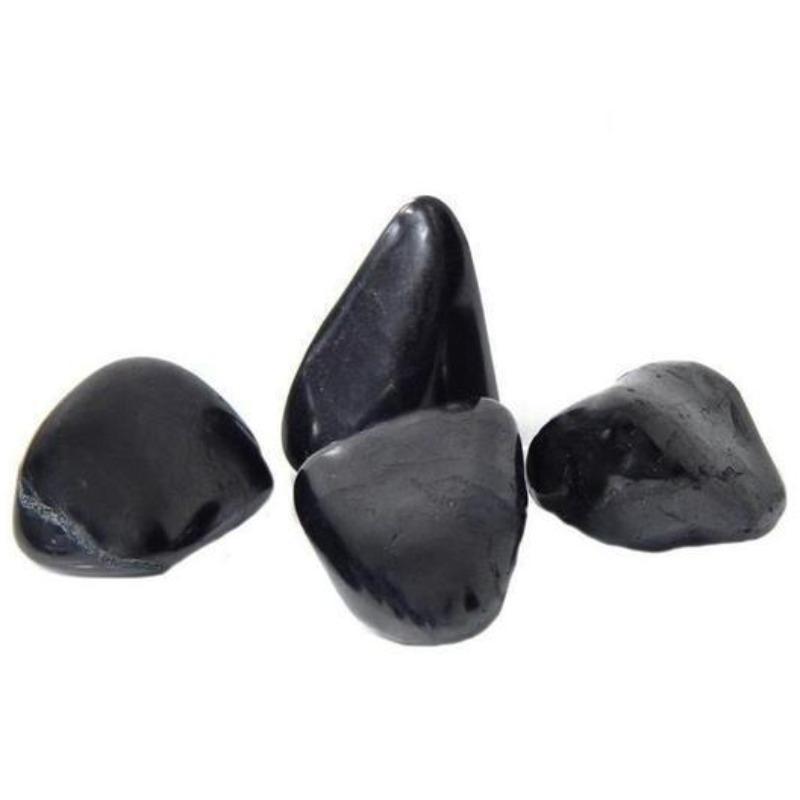 Shungite Polished Tumble Stone Small-Nature's Treasures
