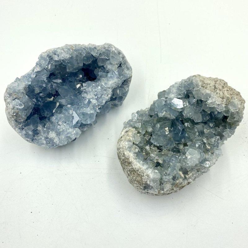 Small Natural Blue Celestite Cluster from Madagascar-Nature's Treasures