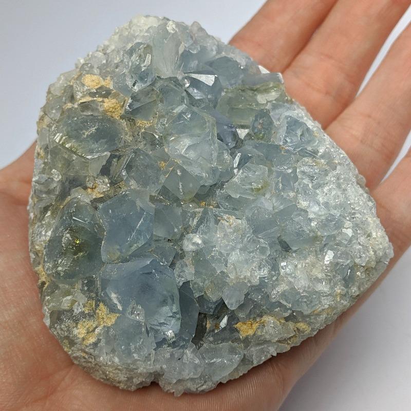 Small Natural Blue Celestite Cluster from Madagascar-Nature's Treasures