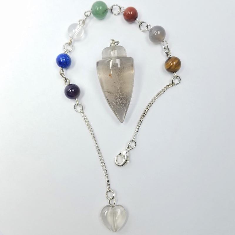 Smoky Quartz Chakra Pendulum-Nature's Treasures