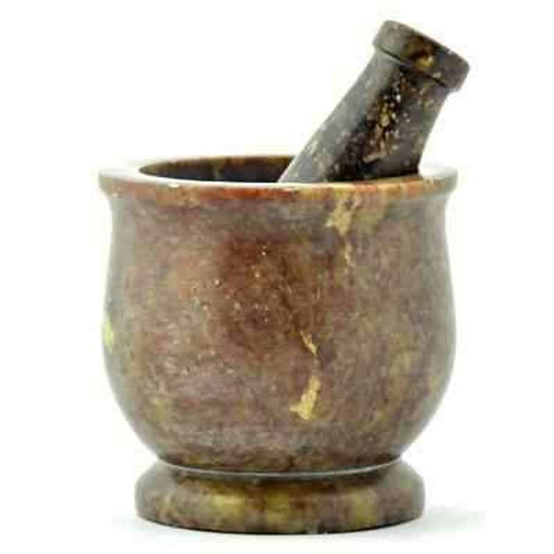 Soapstone Mortar & Pestle-Nature's Treasures