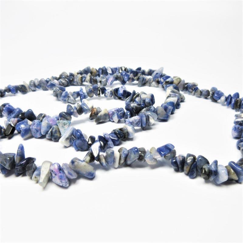 Sodalite Chip Necklace-Nature's Treasures