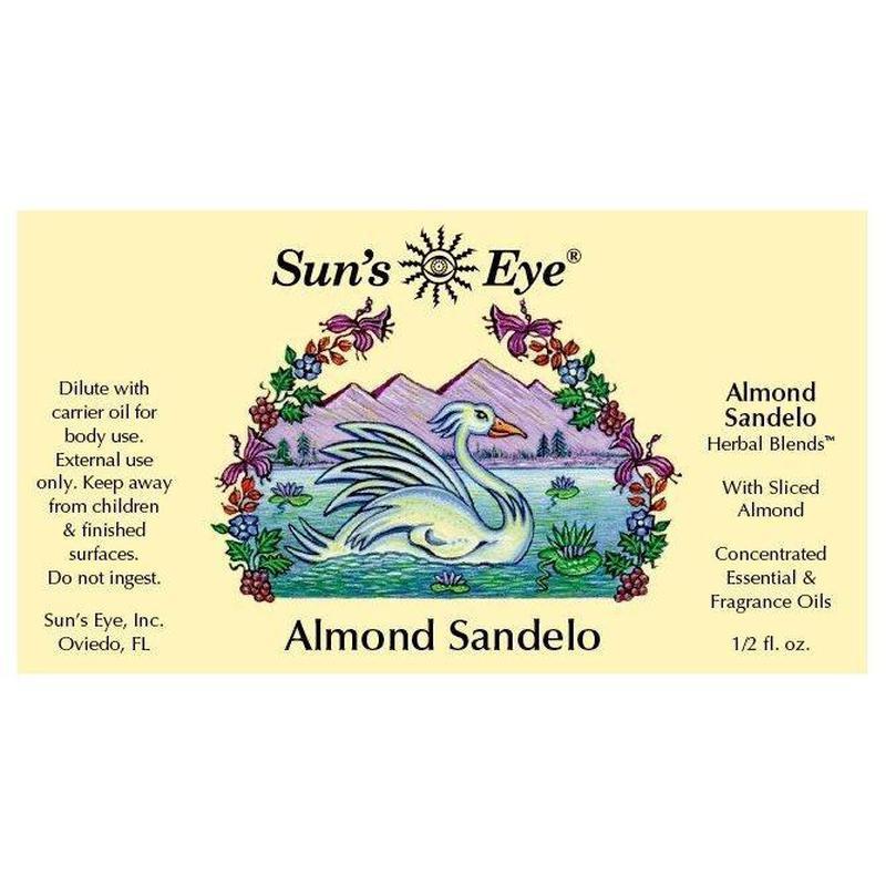 Sun's Eye "Almond Sandelo" Herbal Blends Oil-Nature's Treasures