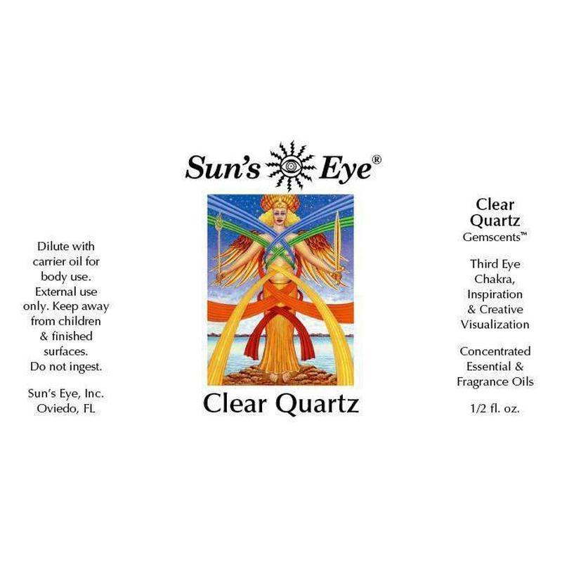 Sun's Eye "Clear Quartz" Gemscents Oil-Nature's Treasures
