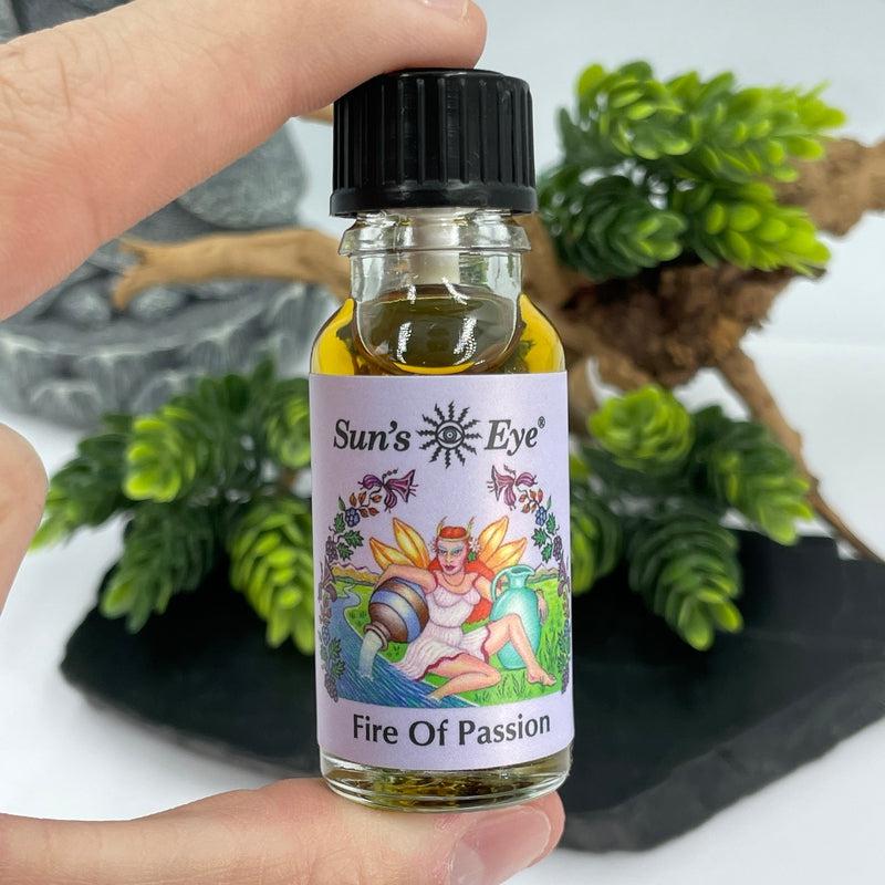 Sun's Eye "Fire of Passion" Mystic Blends Oil-Nature's Treasures