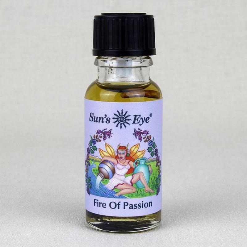 Sun's Eye "Fire of Passion" Mystic Blends Oil-Nature's Treasures