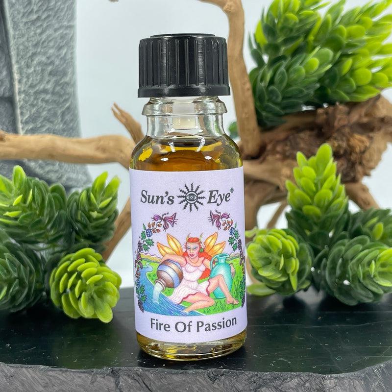 Sun's Eye "Fire of Passion" Mystic Blends Oil-Nature's Treasures