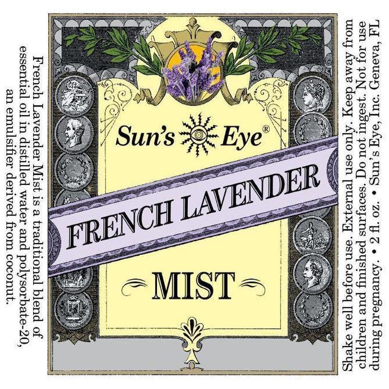 Sun's Eye "French Lavender Mist" (Small Bottle)-Nature's Treasures
