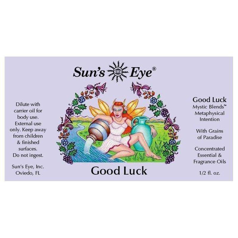 Sun's Eye "Good Luck" Mystic Blends Oil-Nature's Treasures