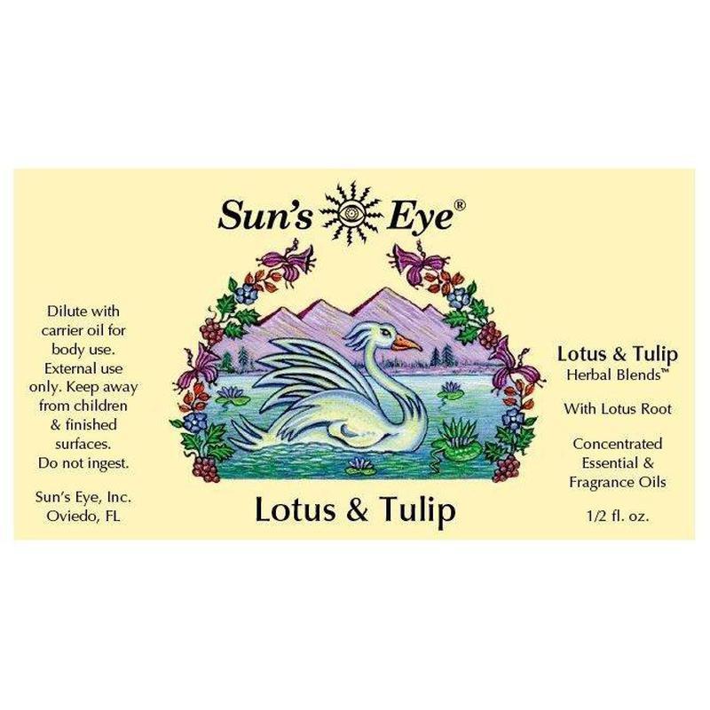 Sun's Eye "Lotus & Tulip" Herbal Blends Oil-Nature's Treasures