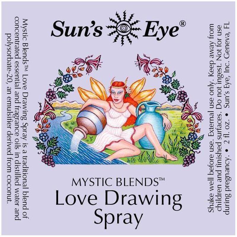 Sun's Eye "Love Drawing" Mystic Blends Spray (Large Bottle)-Nature's Treasures