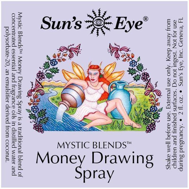 Sun's Eye "Money Drawing" Mystic Blends Spray (Small Bottle)-Nature's Treasures