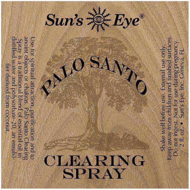 Sun's Eye "Palo Santo Clearing Spray" (Large Bottle)-Nature's Treasures