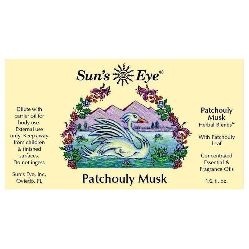 Sun's Eye "Patchouli Musk" Herbal Blends Oil-Nature's Treasures