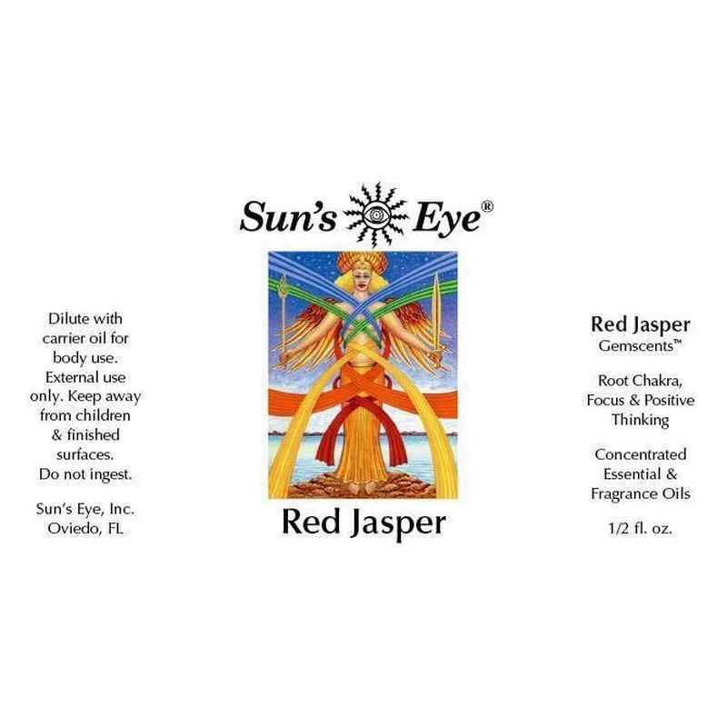 Sun's Eye "Red Jasper" Gemscents Oil-Nature's Treasures