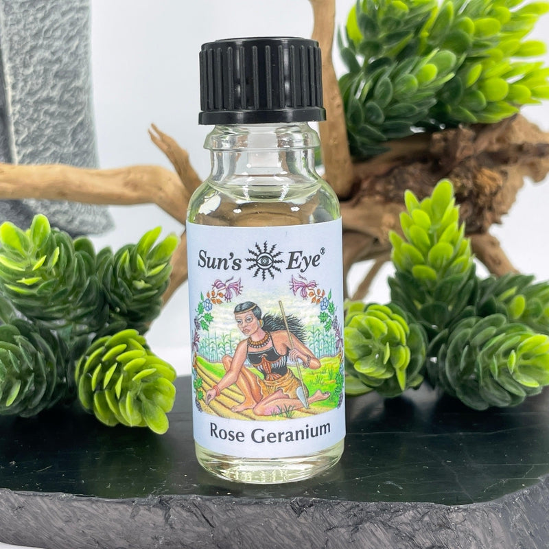 Sun's Eye "Rose Geranium" Oil-Nature's Treasures