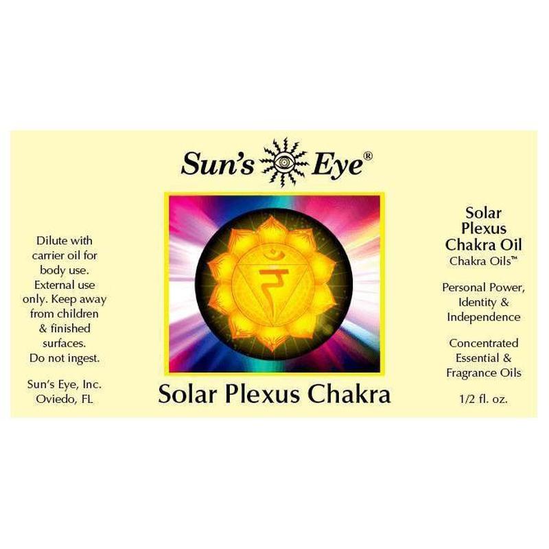 Sun's Eye "Solar Plexus Chakra" Oil-Nature's Treasures