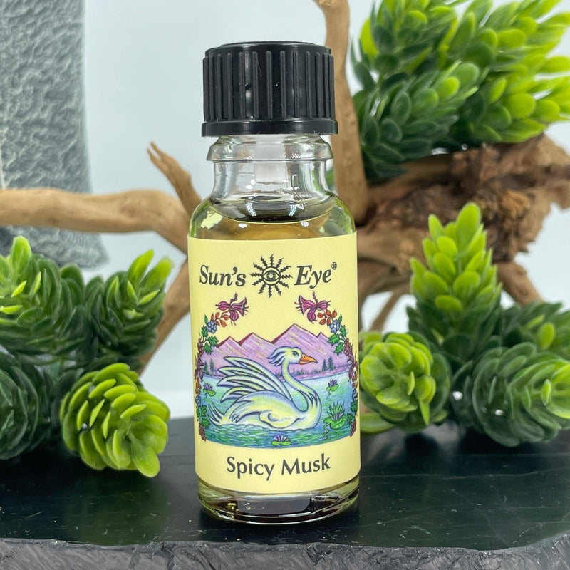 Sun's Eye "Spicy Musk" Herbal Blends Oil-Nature's Treasures