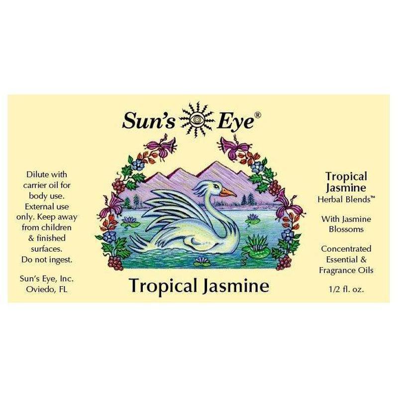 Sun's Eye "Tropical Jasmine" Herbal Blends Oil-Nature's Treasures