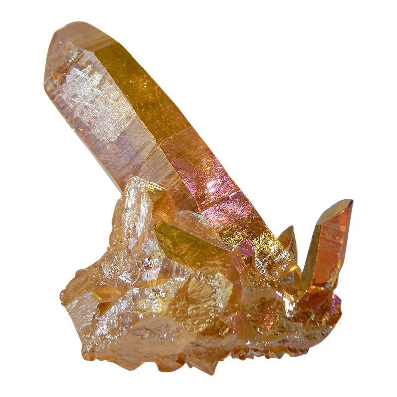 Sunset Aura Quartz Cluster || Large-Nature's Treasures