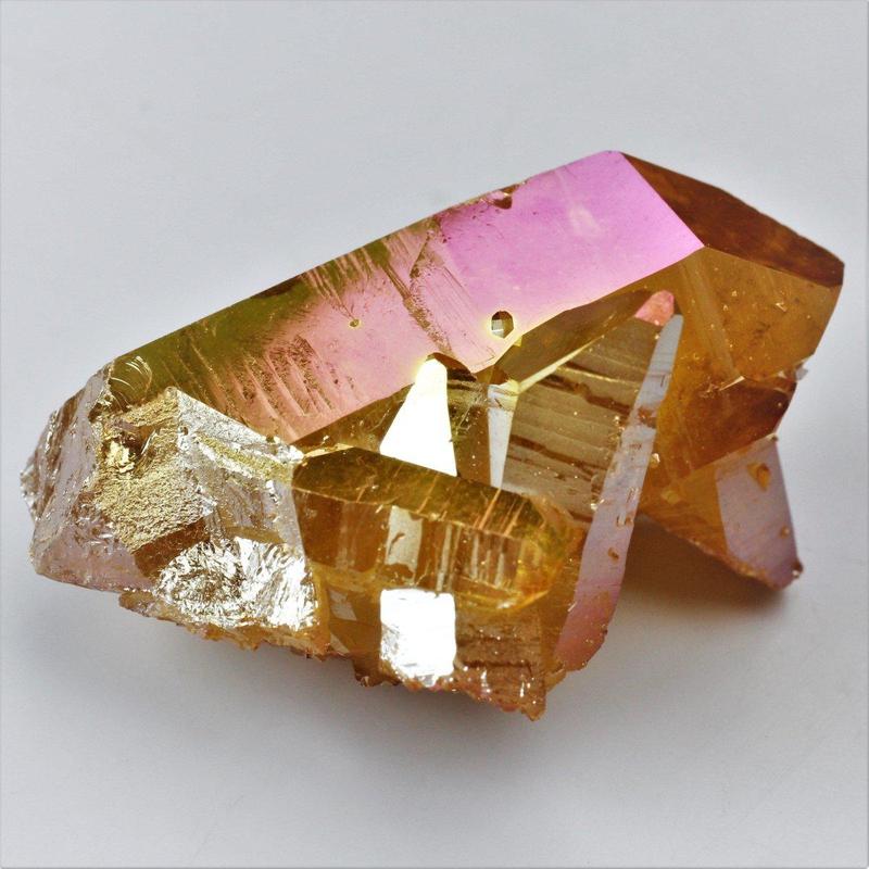 Sunset Aura Quartz-Nature's Treasures