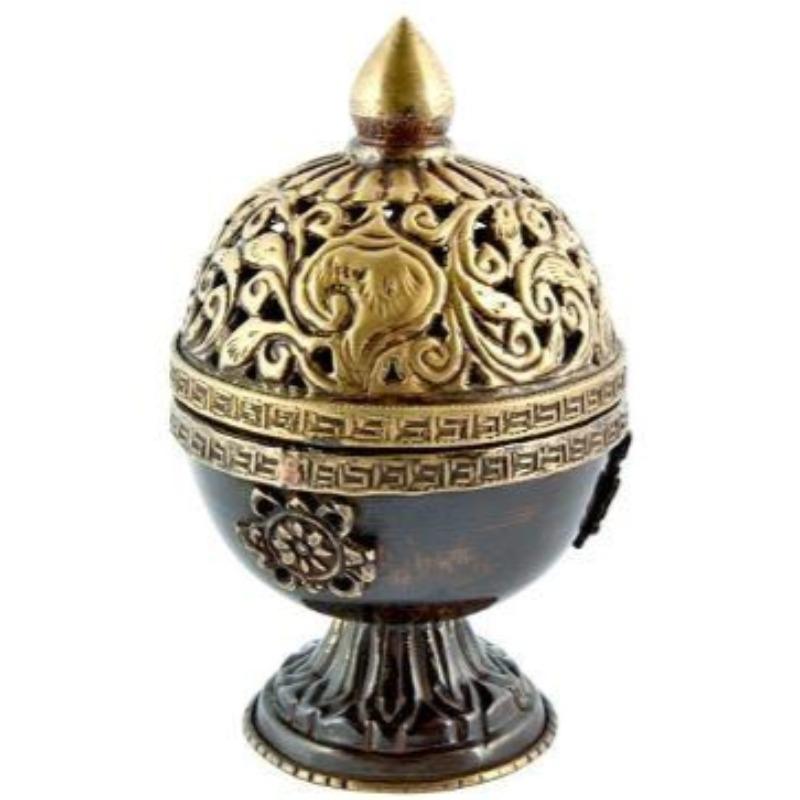 Tibetan Censer Antique Incense Burner-Nature's Treasures