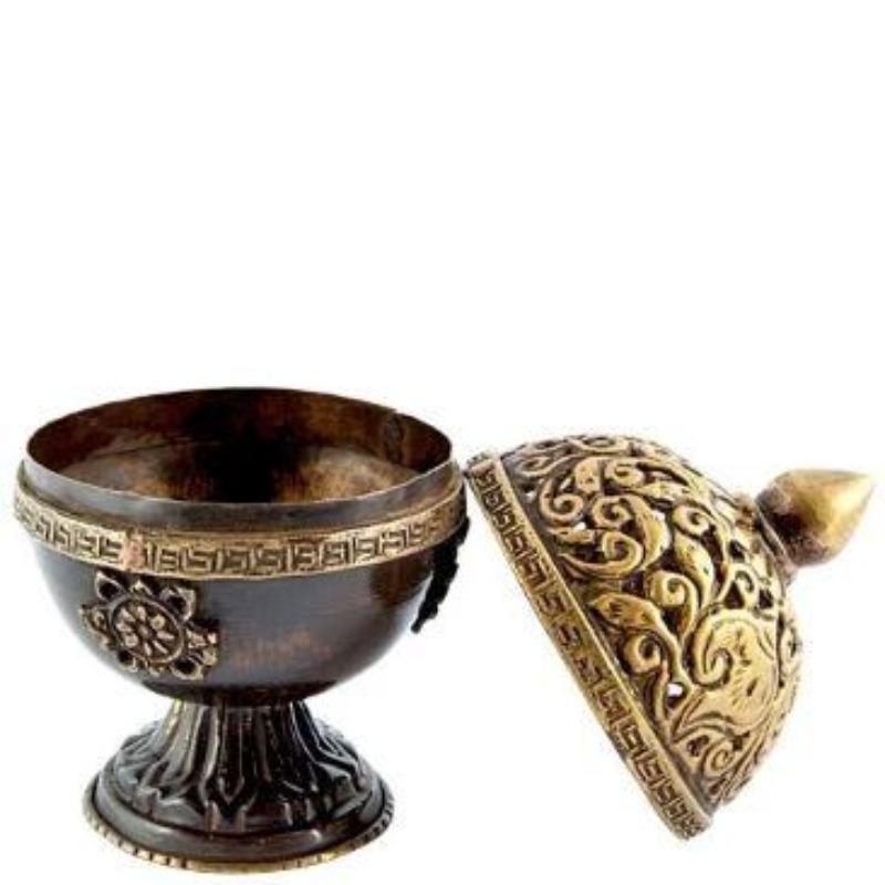 Tibetan Censer Antique Incense Burner-Nature's Treasures