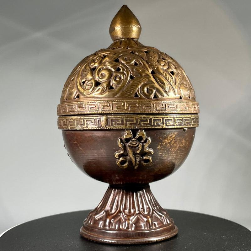 Tibetan Censer Antique Incense Burner-Nature's Treasures