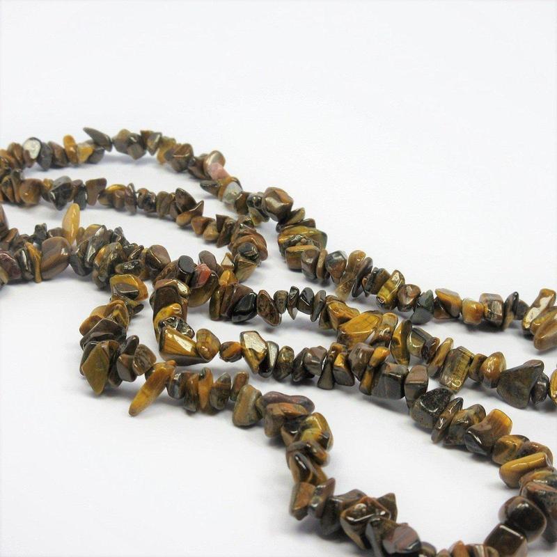 Tiger's Eye Chip Necklace-Nature's Treasures