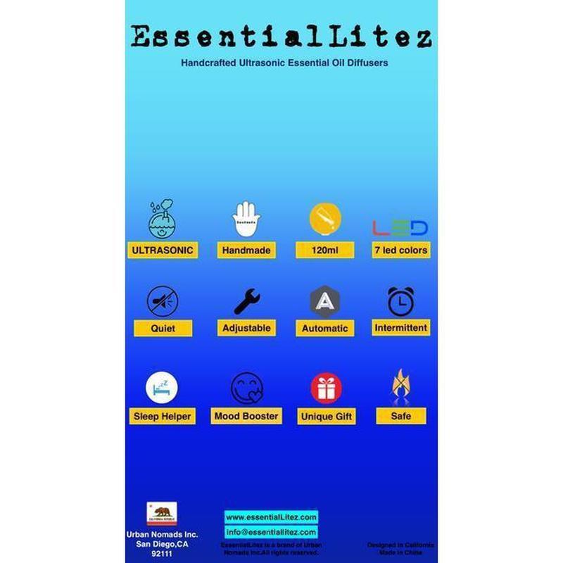 Ultrasonic Sugar Skull Essential Oil Diffuser-Nature's Treasures