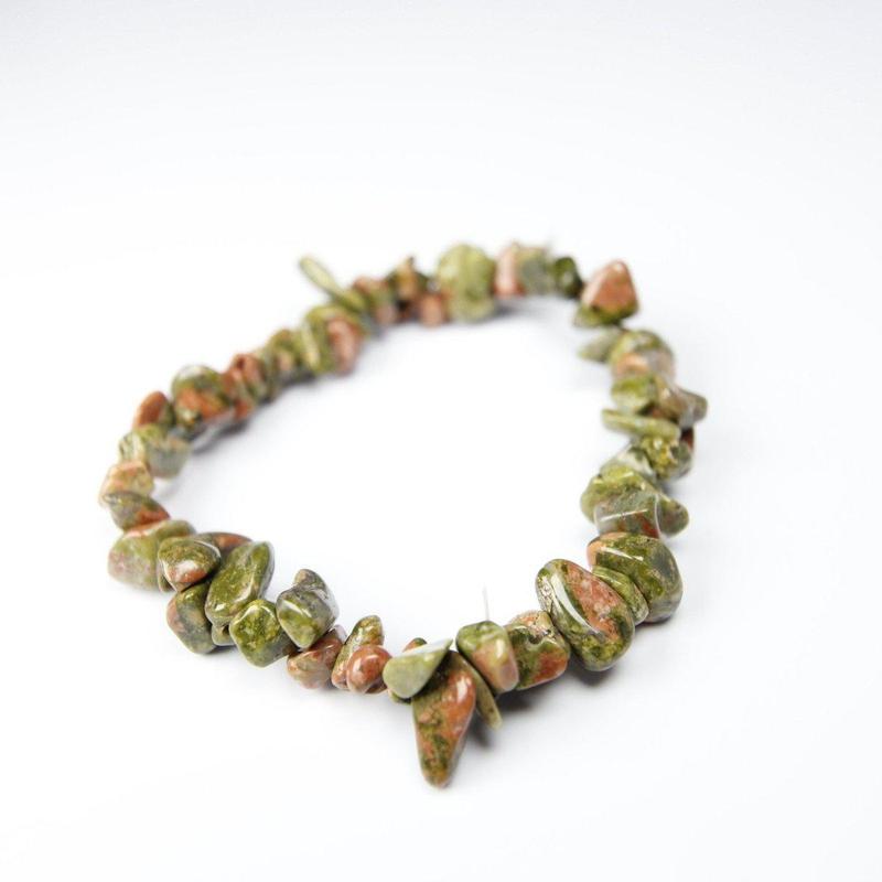 Unakite Chip Bracelet - Love Promoting-Nature's Treasures