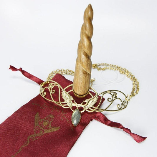 Unicorn Gold Tiara with Labradorite-Nature's Treasures