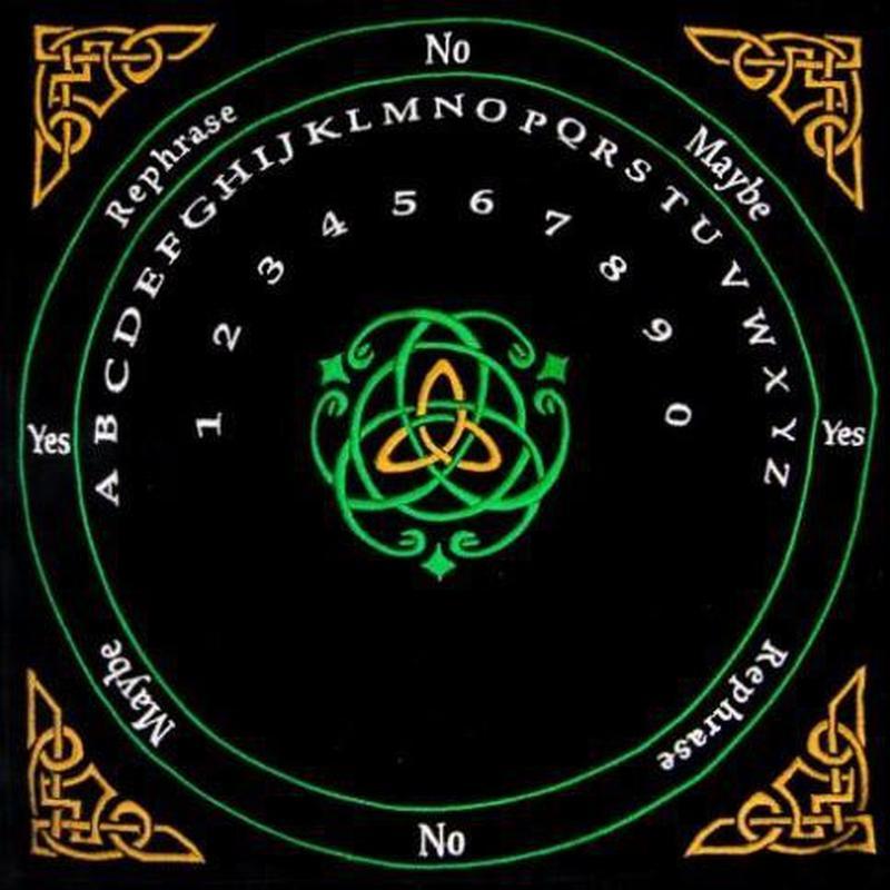 Velvet Pendulum Mat with Colorful Celtic Design-Nature's Treasures