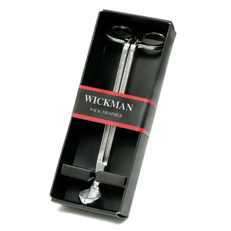 Wickman Stainless Steel Silver Wick Trimmer In Gift Box-Nature's Treasures