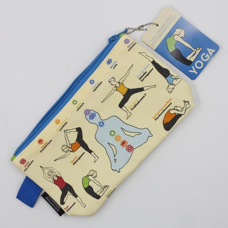 Yoga Pose Zippered Accessory Pouch Bag-Nature's Treasures