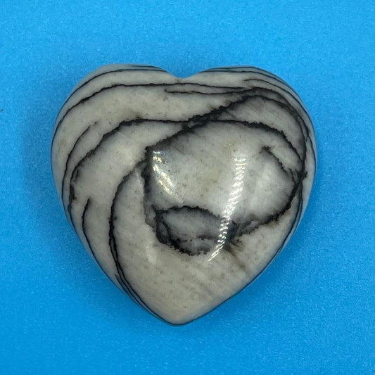Zebra Jasper Hearts || Stress Relief || Egypt-Nature's Treasures